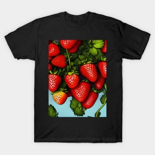 Falling Strawberries T-Shirt